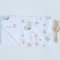 Непромокаемая пеленка для детей ELA Textile&Toys Бабочки Белый/Розовый/Зеленый 100х80 см WRD002B