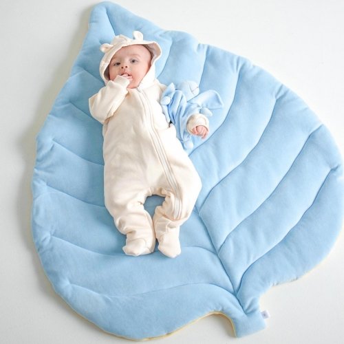 Демисезонный комбинезон для новорожденных ELA Textile&Toys 0 - 2 лет Трикотаж на флисе Фисташковый HR001PS