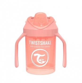 Чашка непроливайка Twistshake 4+ мес Мини Персиковый 230 мл 78318