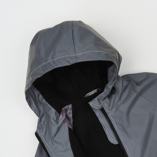 Демисезонная куртка для детей ЛяЛя 6 - 17 лет Плащевка Серый 2ПЛ107_3-37