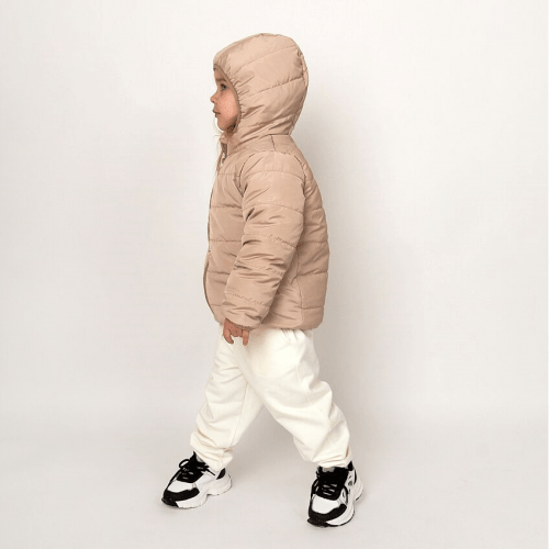 Куртка демисезонная детская ЛяЛя 1 - 8 лет Плащевка Светло-бежевый 2ПЛ117_3-31