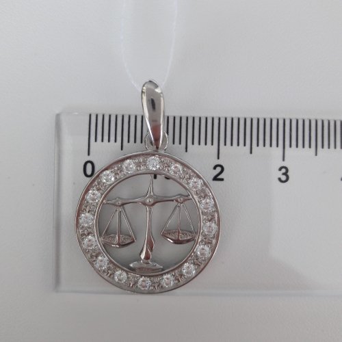 Серебряный кулон знак зодиака UMAX Весы 3084-7