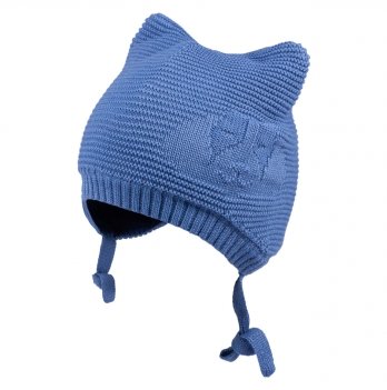 Зимняя шапка детская Tutu 1 - 3 лет Вязка Голубой 3-004780