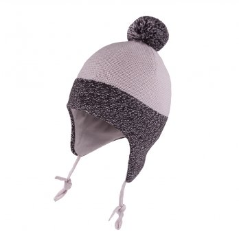 Зимняя шапка детская Tutu 1 - 3 лет Вязка Серый 3-005176