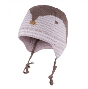 Зимняя шапка детская Tutu 0 - 3 мес Вязка Бежевый 3-005182