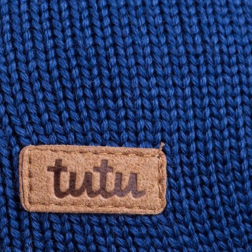 Зимняя шапка детская Tutu 0 - 3 мес Вязка Синий 3-005196
