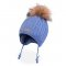 Зимняя шапка детская Tutu 3 - 24 мес Вязка Синий 3-005737