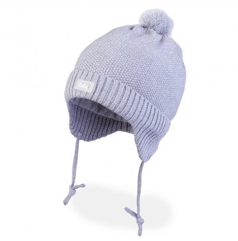 Зимняя шапка детская Tutu 3 - 5 лет Вязка Серый 3-005743