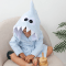 Махровый халат для детей Sasha Baby Shark 7 - 10 лет Махра Голубой 4406/2