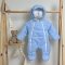Зимний комбинезон детский ЛяЛя 3 - 12 мес Плащевка Голубой 8ПЛ084_3-39