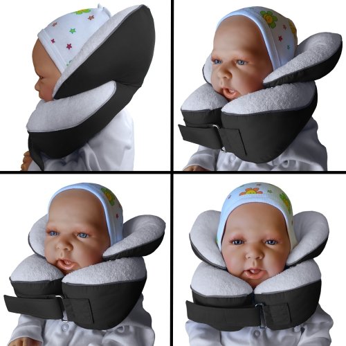 Подушка в коляску и автокресло Ontario Baby Baby Travel Elite Pillow Черный ART-0000670