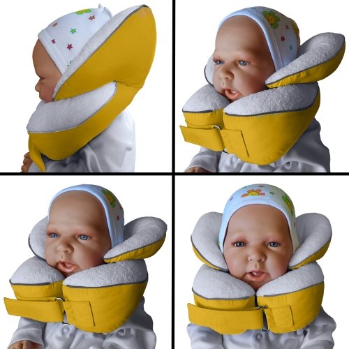 Подушка в коляску и автокресло Ontario Baby Baby Travel Elite Pillow Желтый ART-0000663