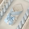 Плед конверт на выписку и бортики в кроватку BBChic Коллекция №7 Облака Голубой 5010615