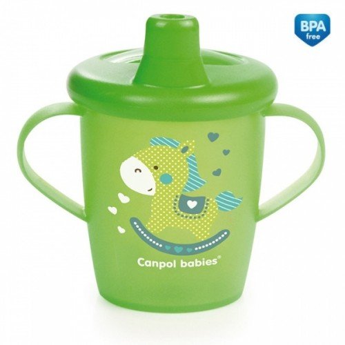 Чашка непроливайка Canpol babies Toys, 250мл, зеленая