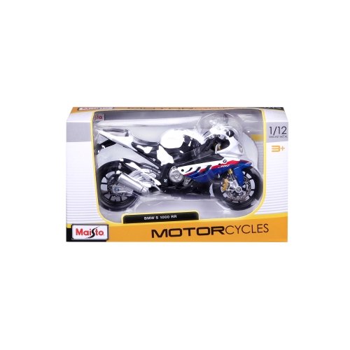 Модель мотоцикл Maisto BMW S1000RR white/blue М1:12 Белый/Голубой 31101-10