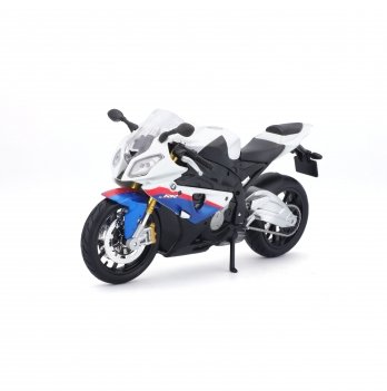 Модель мотоцикл Maisto BMW S1000RR white/blue М1:12 Белый/Голубой 31101-10