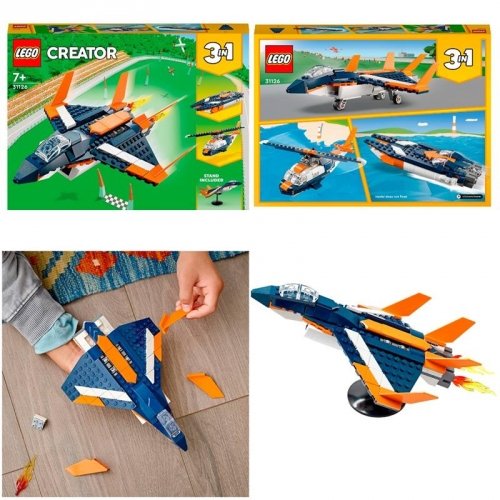 Конструктор LEGO Creator Сверхзвуковой самолёт 31126