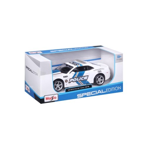 Модель машинки Maisto Chevrolet Camaro SS RS Police M1:24 Белый 31208 white