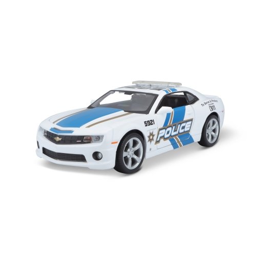 Модель машинки Maisto Chevrolet Camaro SS RS Police M1:24 Белый 31208 white