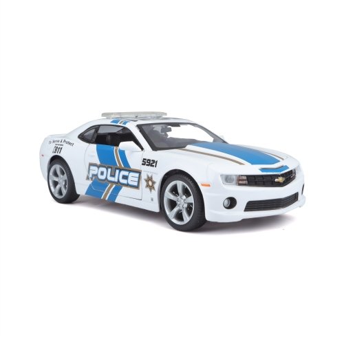 Модель машинки Maisto Chevrolet Camaro SS RS Police M1:24 Белый 31208 white