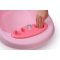 Ванночка детская с горкой и термометром Babyhood Дельфин Розовый BH-314P