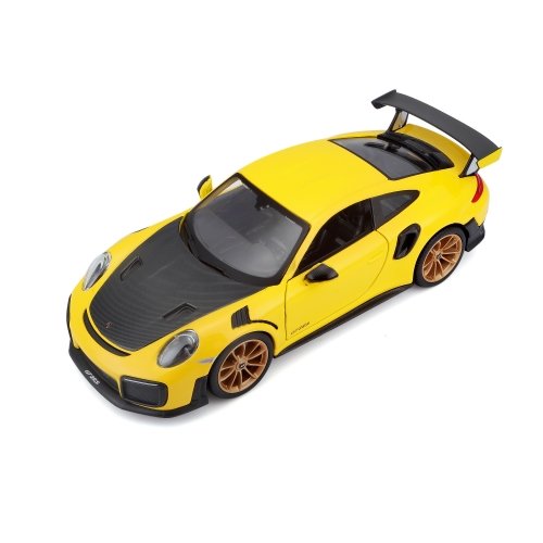 Модель машинки Maisto Porsche 911 GT2 RS 1:24 Желтый 31523 yellow