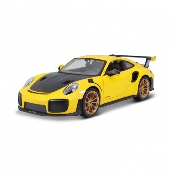 Модель машинки Maisto Porsche 911 GT2 RS 1:24 Желтый 31523 yellow