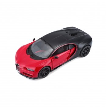 Модель машинки Maisto Bugatti Chiron Sport 1:24 Черный/Красный 31524 black/red