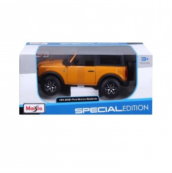 Модель машинки Maisto Ford Bronco 1:24 Оранжевый 31530 met. orange