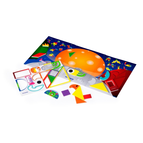 Развивающая игра магнитная Miniland Танграм 31965