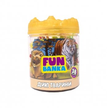 Игровой набор Fun Banka Дикие животные 38 шт 320385-UA