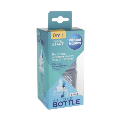 Антиколиковая бутылочка Canpol babies Easystart GOLD Голубой 0m+ 120 мл 35/239_blu