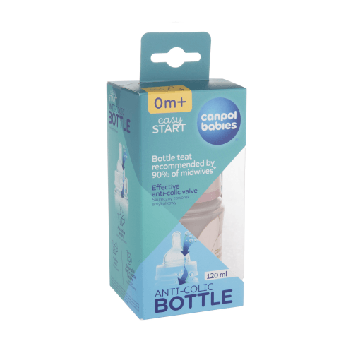 Антиколиковая бутылочка Canpol babies Easystart GOLD Розовый 0m+ 120 мл 35/239_pin