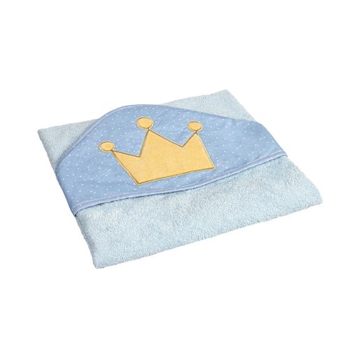 Детское полотенце с капюшоном Canpol babie King Голубой 26/800_blu