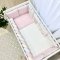 Детское постельное белье и бортики в кроватку Маленькая Соня Art Design Геометрия розовая Розовый 0239249