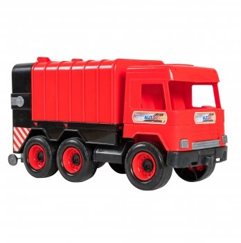 Модель машинки Тигрес Middle truck Мусоровоз Красный 39488