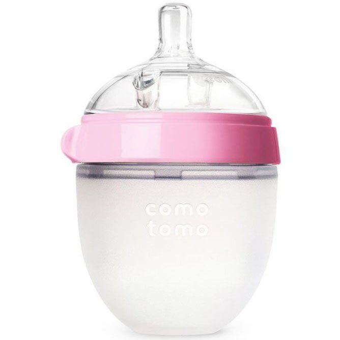 Антиколиковая бутылочка Comotomo 150 мл (Pink)