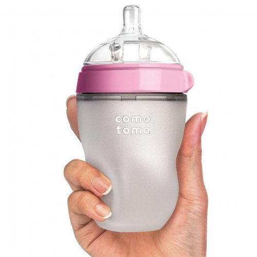 Антиколиковая бутылочка Comotomo 250 мл (Pink)