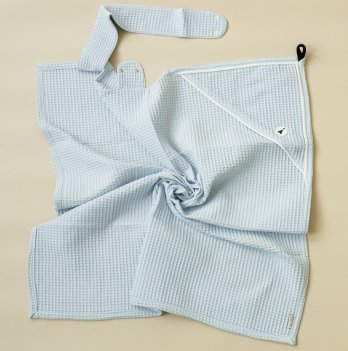 Вафельное полотенце для ухода за новорожденным Magbaby Голубой 112301