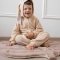 Двусторонний коврик в детскую ELA Textile&Toys Листик Пудровый/Молочный 150х120 см СL003PWM