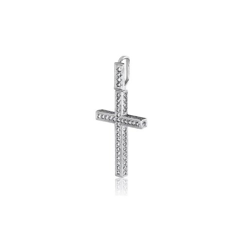 Кулон серебряный крестик UMAX Жозефина 3370