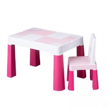 Детский стол и стул Tega baby Multifan Розовый MF-001-123