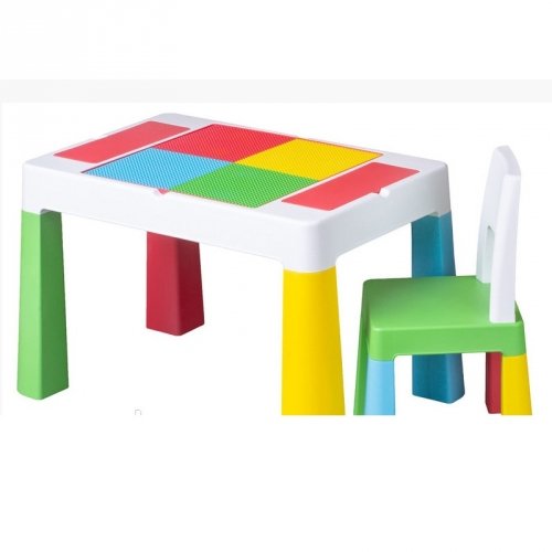 Детский стол и стул Tega baby Multifan Белый/Зеленый MF-001-134