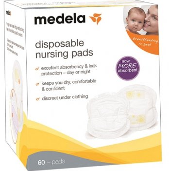 Одноразовые прокладки Disposable Nursing Pads NEW Мedela - 60шт.