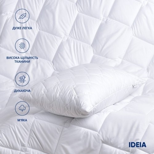 Комплект одеяло евро двуспальное и подушки для сна Ideia Hotel Collection Classic Белый 8-32955