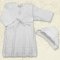 Сорочка для Крещения девочки, Бетис Христина-2, с шапочкой, д.р., интерлок, белый