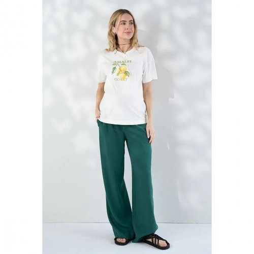 Штаны для беременных Юла Мама Mara Зеленый TR-26.121