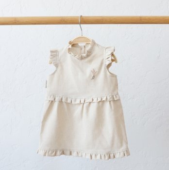 Детская платье для девочки из льна Magbaby Wheat Бежевый от 0 до 3 лет 104975