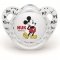 Пустышка силикон Trendline Disney Mickey NUK 3954015 0+ белый