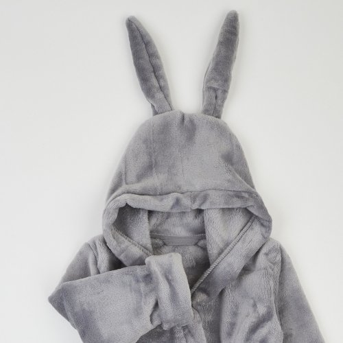 Махровый халат для детей ЛяЛя 1,5 - 5 лет Велсофт Светло-серый 16МХ101_5-522